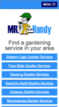 Mobile Screenshot of gardenservices.mrhandy.co.za
